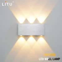 led indoor wall lamps 6w modern wall sconce stair wall light fixture living room bedroom bedside wall lamp for home wall deco