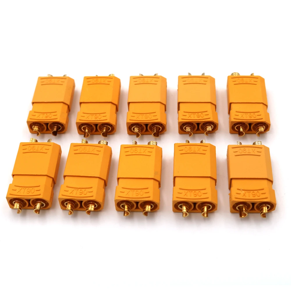 10 пар/лот XT 90 A макс Квадрокоптер Мультикоптер разъемы Пуля разъем RC Lipo батарея xt