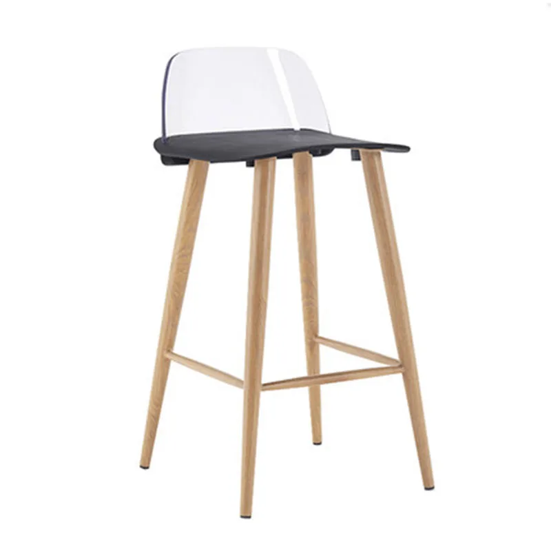 2019 современный минималистичный барный стул высокий стальные ножки красочный