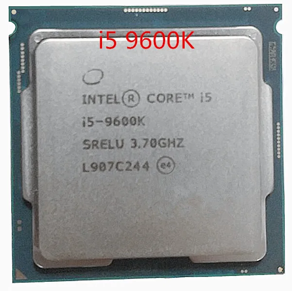 Процессор Intel Core i5-9600K i5 9600K cpu srlu 6Core 6Thread 3,7 GHz 9MB 14nm 95W FCLGA1151