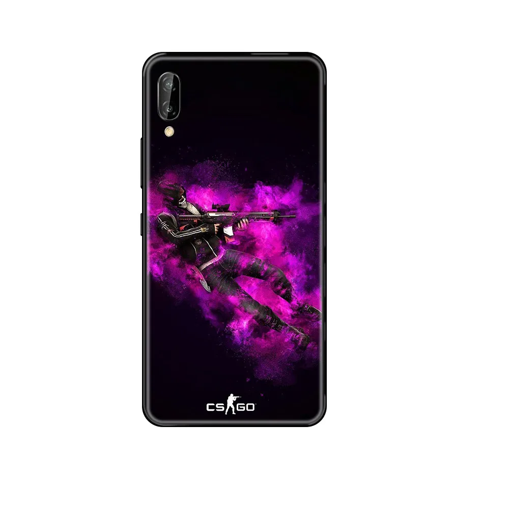 Игровой чехол cs go trend из ТПУ водонепроницаемый черный для телефона Huawei Honor Mate 5 6 7 8 9