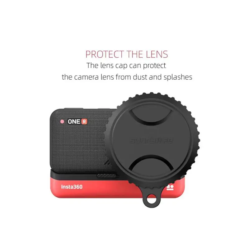 Силиконовая Защитная крышка объектива для Insta 360 One R Leica однодюймовый