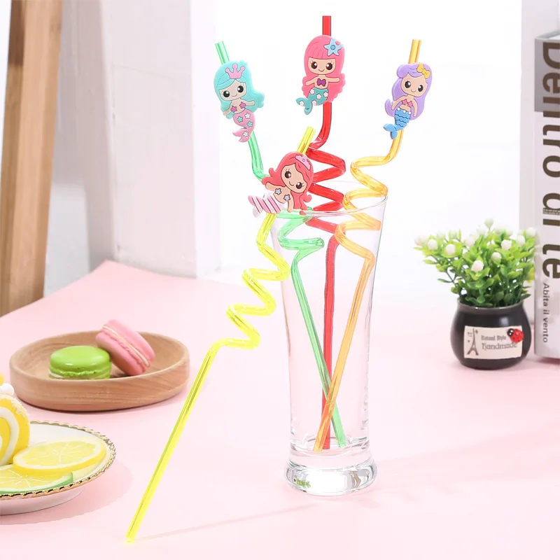 Жесткая соломенная форма русалки из мультфильма 4 палочки украшение для