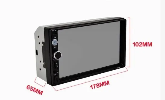 2 din Автомобильный Радио Bluetooth мультимедийный плеер HD 7 "Авторадио 2din сенсорный