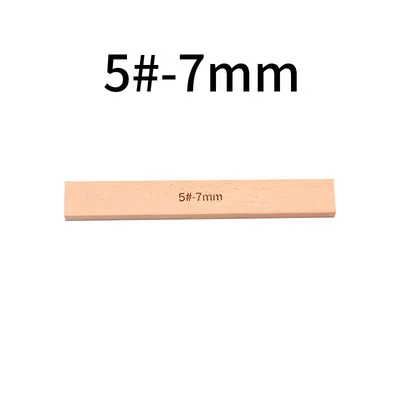 no5 Pitch 7mm Буковое Дерево Швейные аксессуары для DIY кожа 3#5# молния установка установщик кошелек Fix DIY инструмент ремонт - Цвет: no5 Pitch 7mm