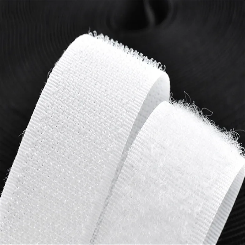 1 ярд/пара черно белая волшебная лента без клея застежки липучки нейлоновая