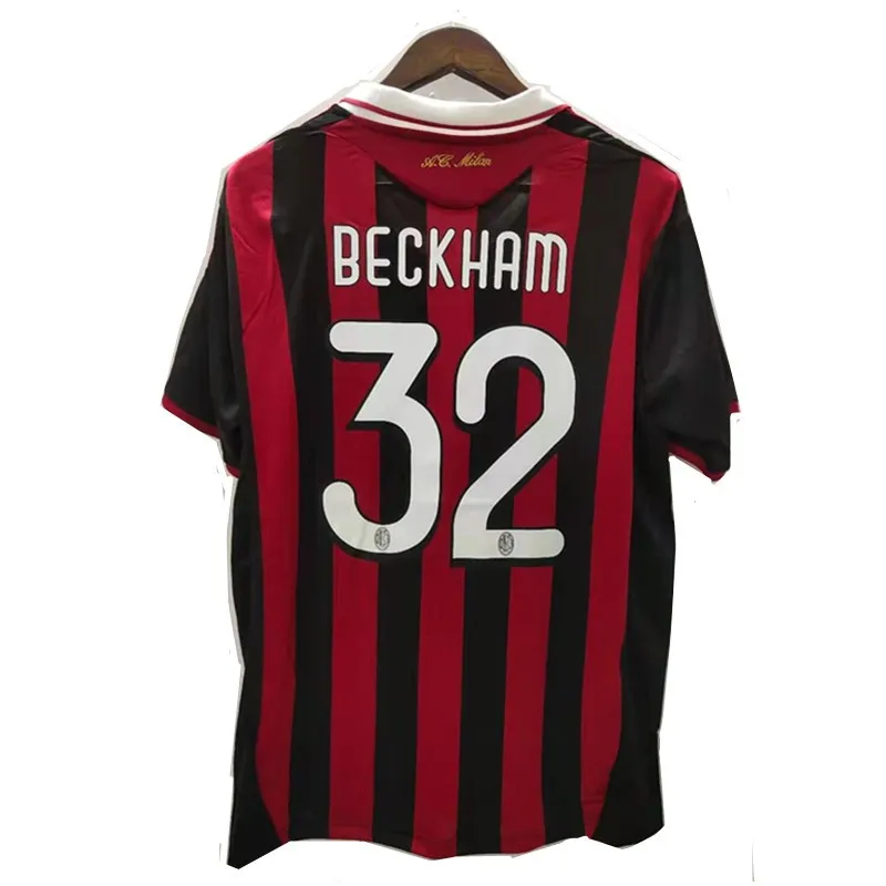 Винтажные Трикотажные изделия из Милана Бекхэма 2009 10 домашний топ с коротким