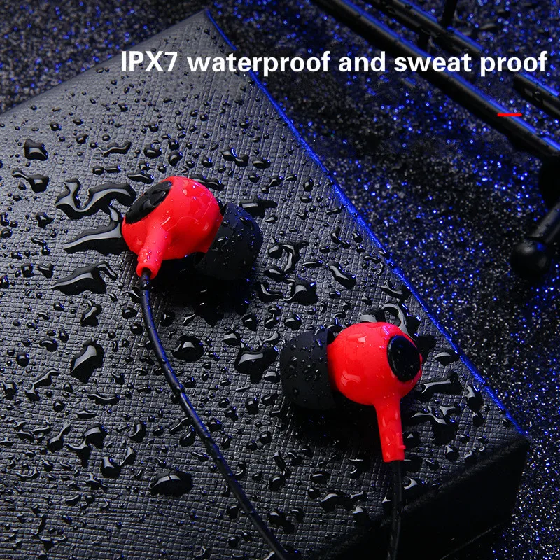 Bluetooth-наушники с шейным ремешком Спортивная игровая гарнитура микрофоном стерео