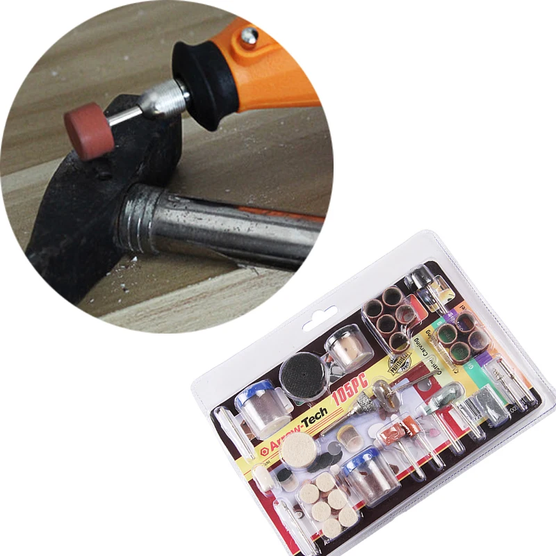 

105 Pcs/Set Drill Bit Grinding Polishing Tool Sets Electric Grinder Carving Machine DIY Hand Tools Electrical Accessories Top