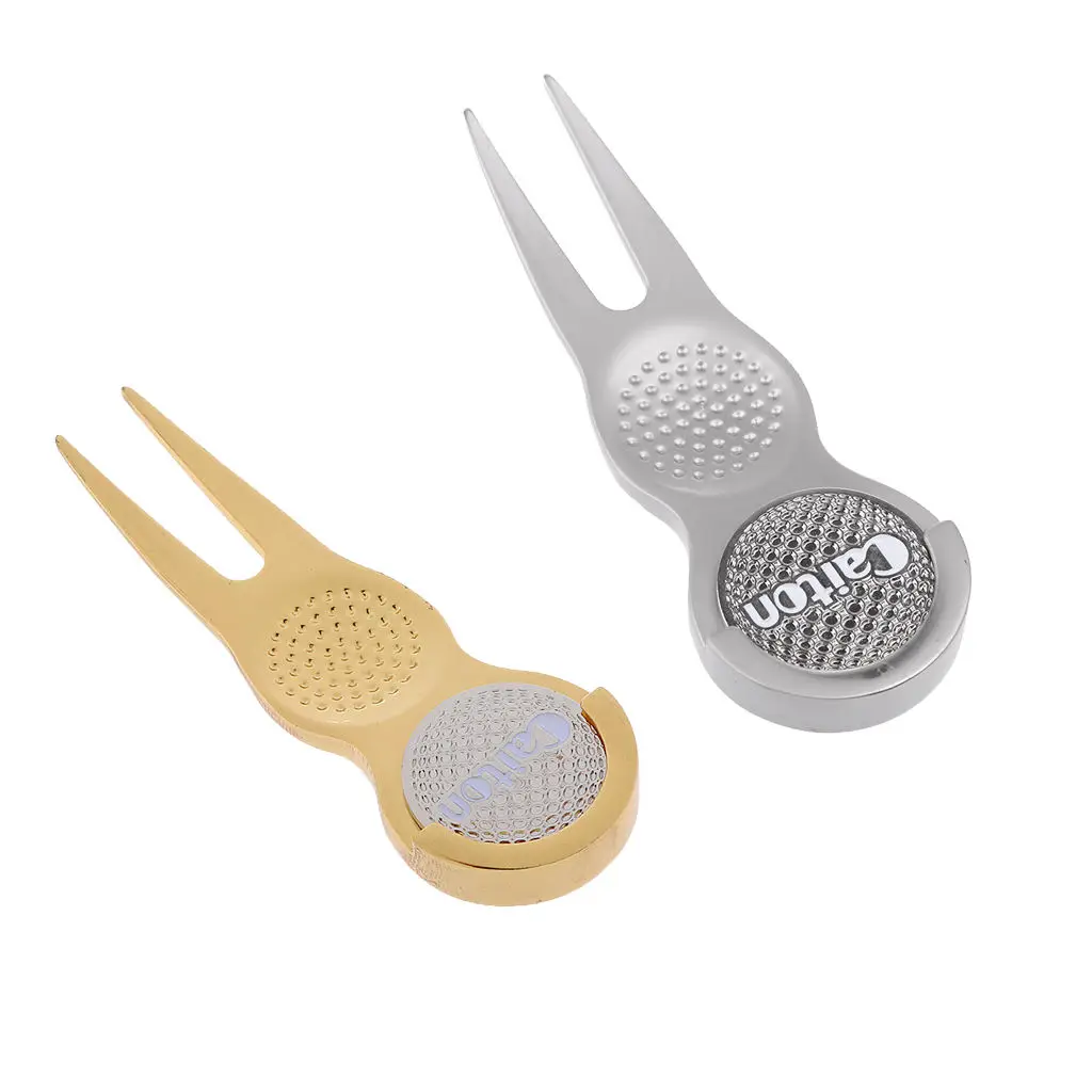 

Premium Durable Golf Divot Tool with Magnetic Golf Marker Divot Repair Tool Golf Accessories Golf Training Aids