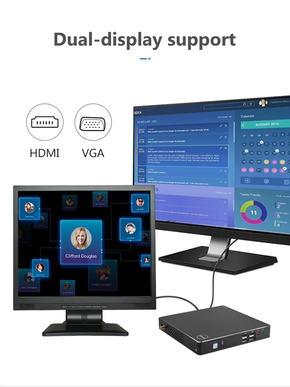 K400F8 AMD LX-420 четырехъядерный 2,0 ГГц мини-ПК с вентилятором Windows 10 DDR3 8G SSD 256G настольные компьютеры 1000Mbps LAN 8* USB HDMI офисный компьютер