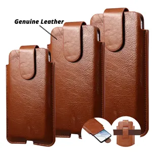 universal leather mobile phone bag for samsung s20 ultra note20 s10 s9 s8 plus a50s case belt bag phone pouch for iphone 12 11 x free global shipping
