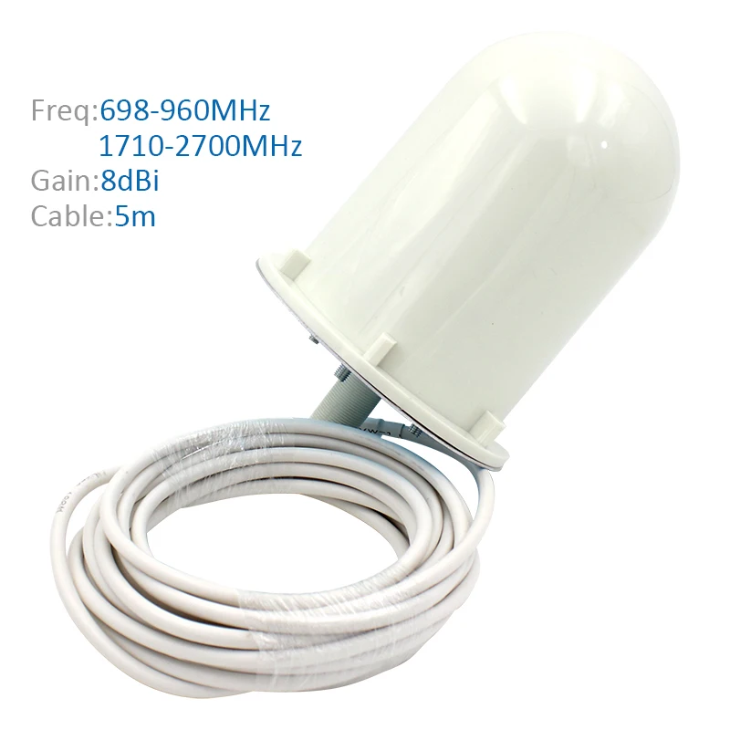 4G LTE Антенна 3g антенна внешняя gsm LTE1800MHz Omni наружная с SMA Мужской 5 метровый кабель |