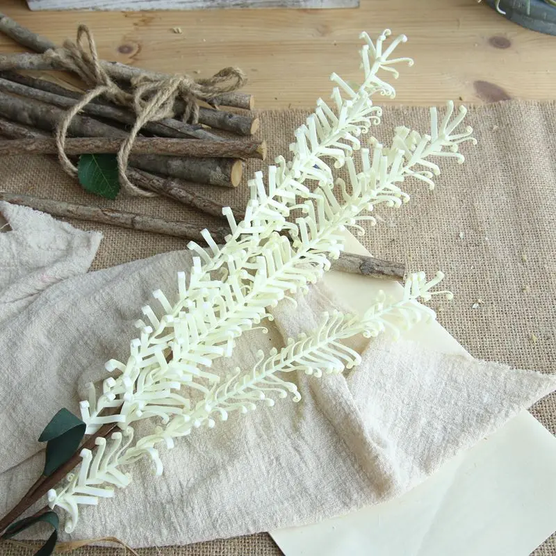 1 шт. ПЭ пена Феникс хвост папоротник искусственный цветок из пластика Сделай Сам