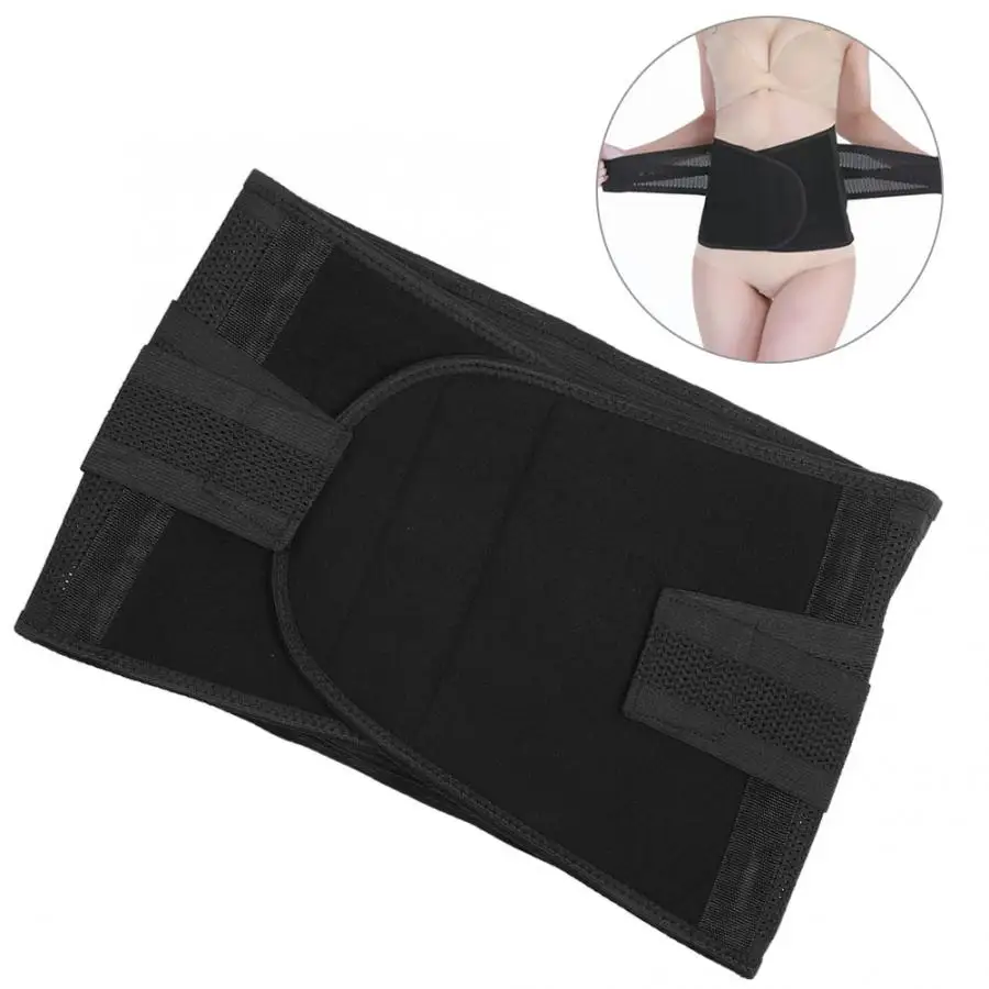 Корректор осанки черный самонагревающийся пояс для талии Горячая прижигание