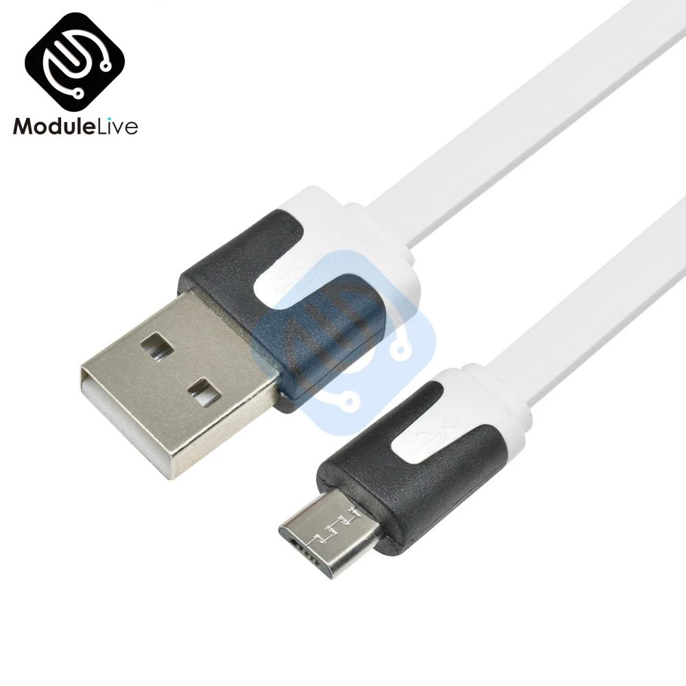 1 м 3.3ft провод Micro USB синий для Wemos D1 мини NodeMcu проводной кабель