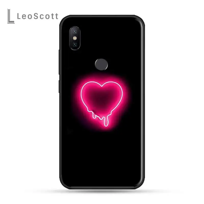 

Black simple crown Phone Case For Xiaomi Redmi note 4 4X 8T 9 9s 10 K20 K30 cc9 9t pro lite max