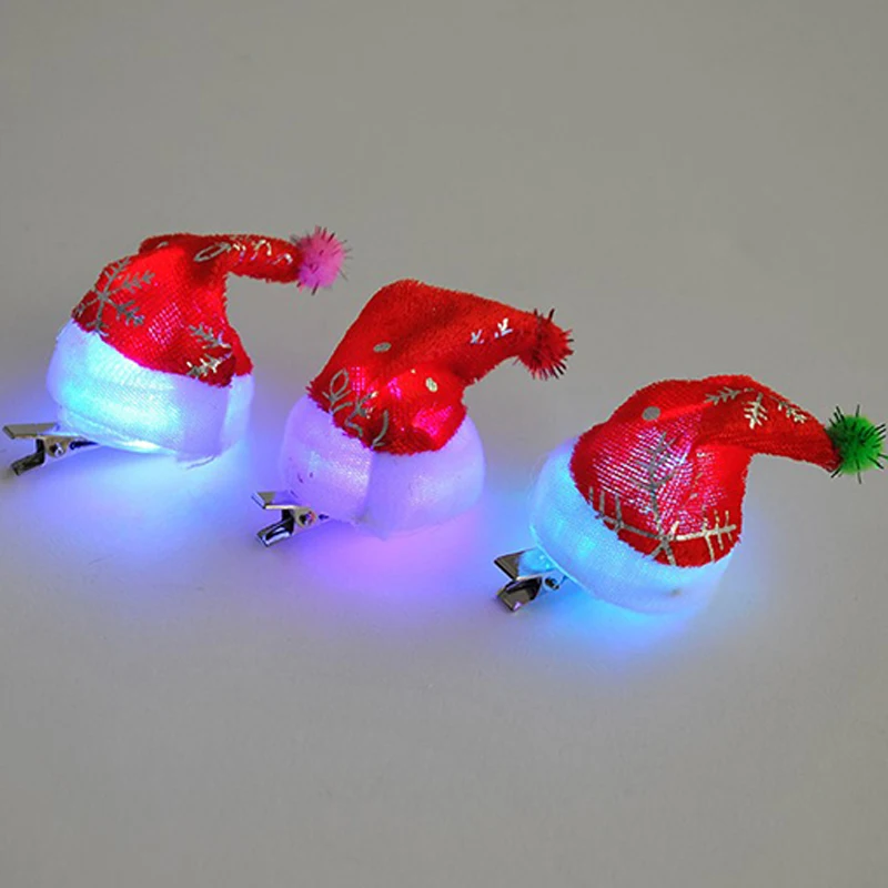 Рождественский светящийся светильник s заколки для волос детский Детские