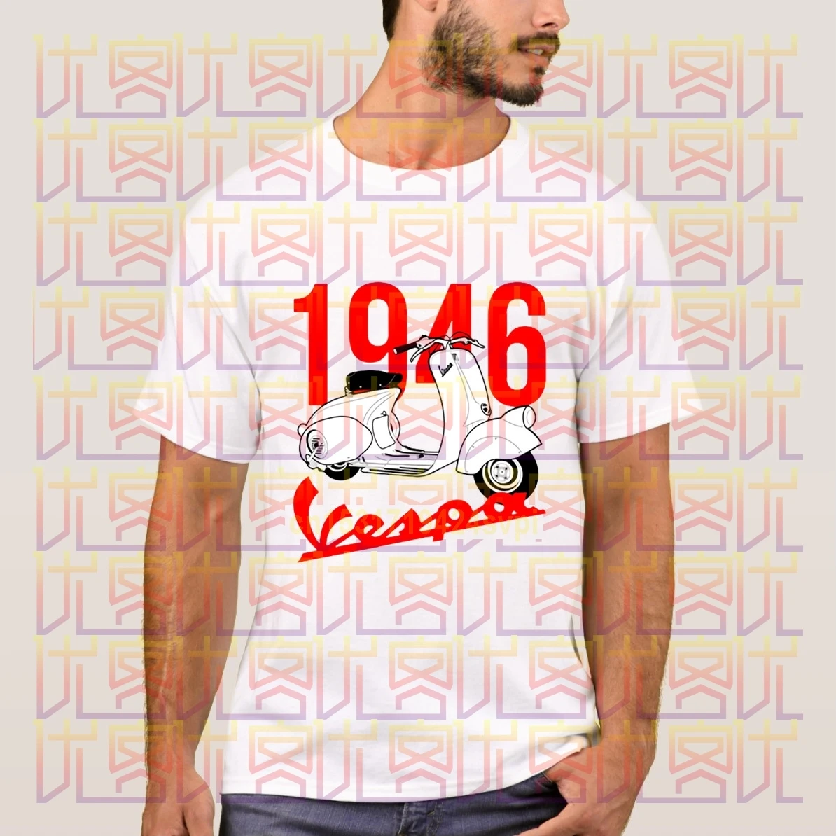 Vespa футболка Футболки Топы Homme Винтаж скутер 80 классические Италия Новые 2020