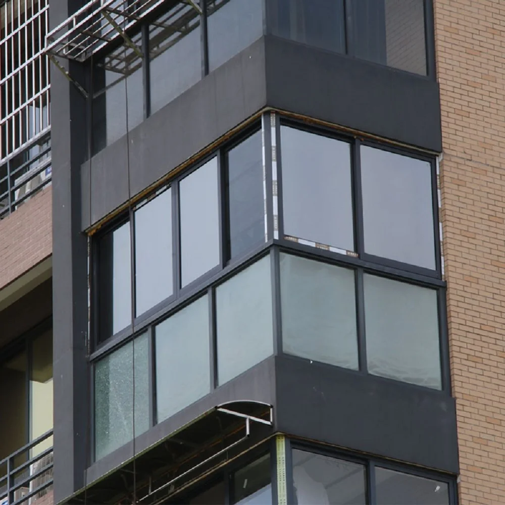 

9m Length Gray Silver Heat-Insulation Glass Film Anti-UV Energy-Saving Removable Durable One Way Perspective Tint-Foil