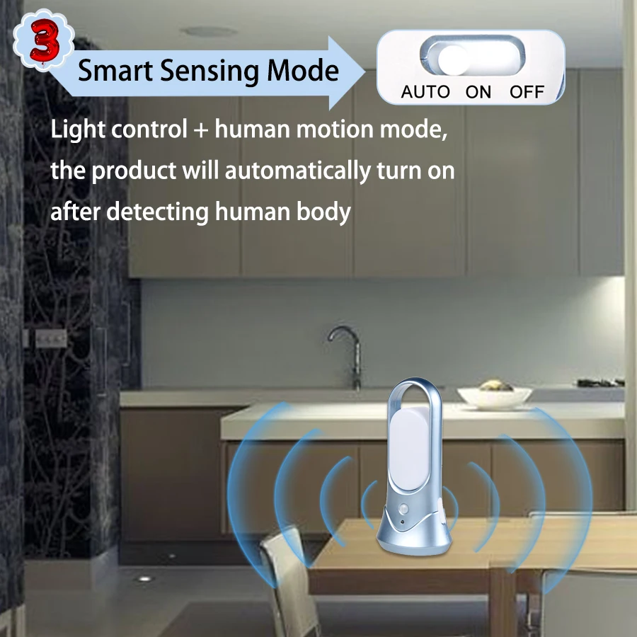 Светодиодный ночсветильник перезаряжаемый фонасветильник 5 в постоянного тока