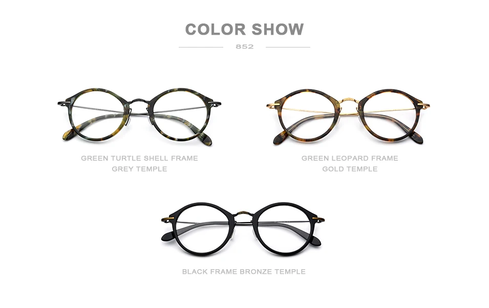 

Titanium Progressive Multifocus Glasses Retro Unisex Round Eyewear Ultralight See Near Far Vintage Reading Eyeglasses Women Men