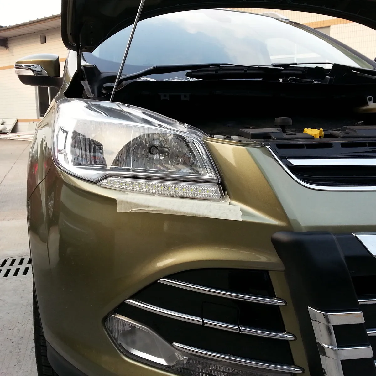 

New Car DRL LED Daytime Running Lights For Ford Kuga Escape 2013 - 2015