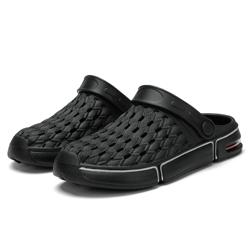 

2020 men's summer casual men's shoes, beach shoes, men's sandals and slippers,, non-slip soft-soledMen's hole shoes107