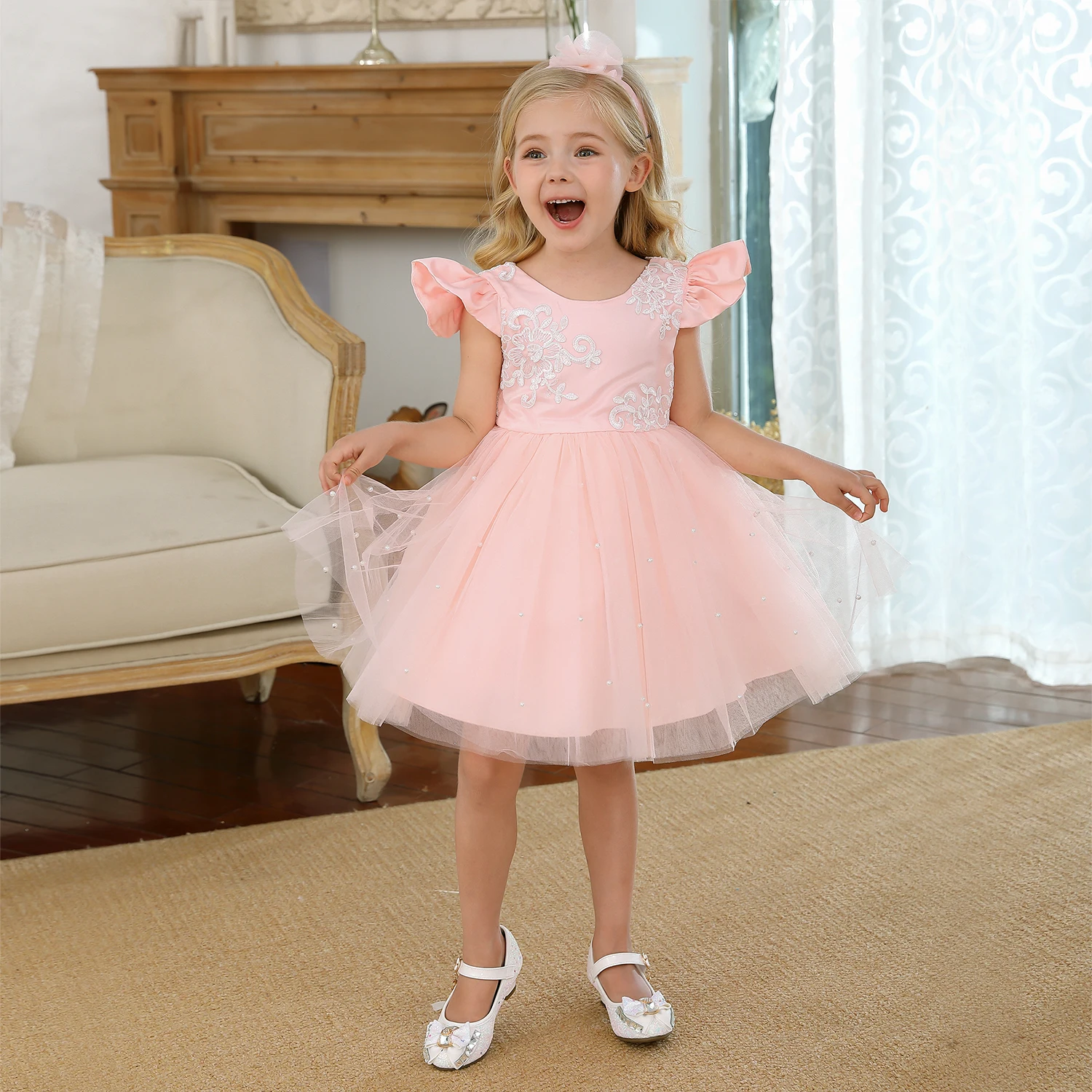 

2021 Летние Детские платья принцессы для девочек, свадебное детское платье, От 1 до 5 лет летнее детвечерние на день рождения, платья