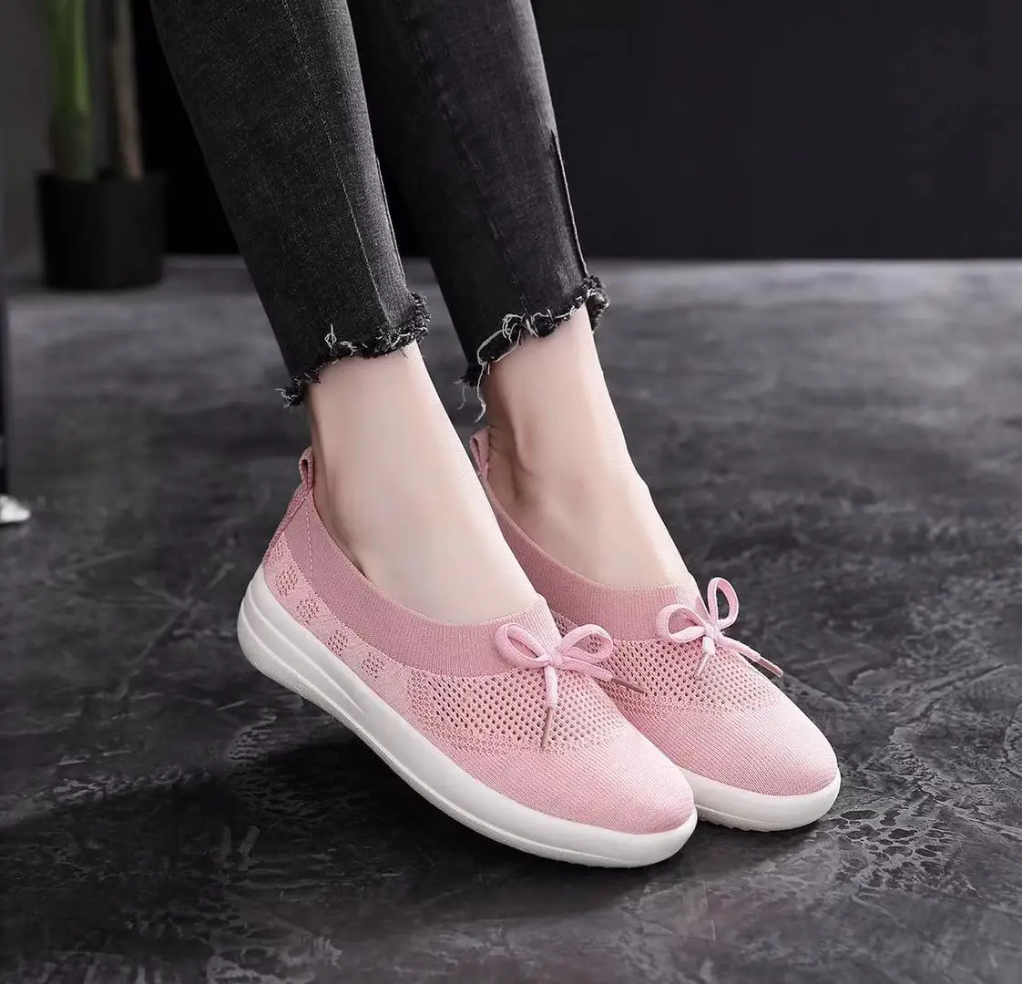 Women Flat Casual Shoes Breathable Female Sneakers Moccasin Fashion Ladies Driving Shoe Slip On Loafers Outdoor Walking Footwear