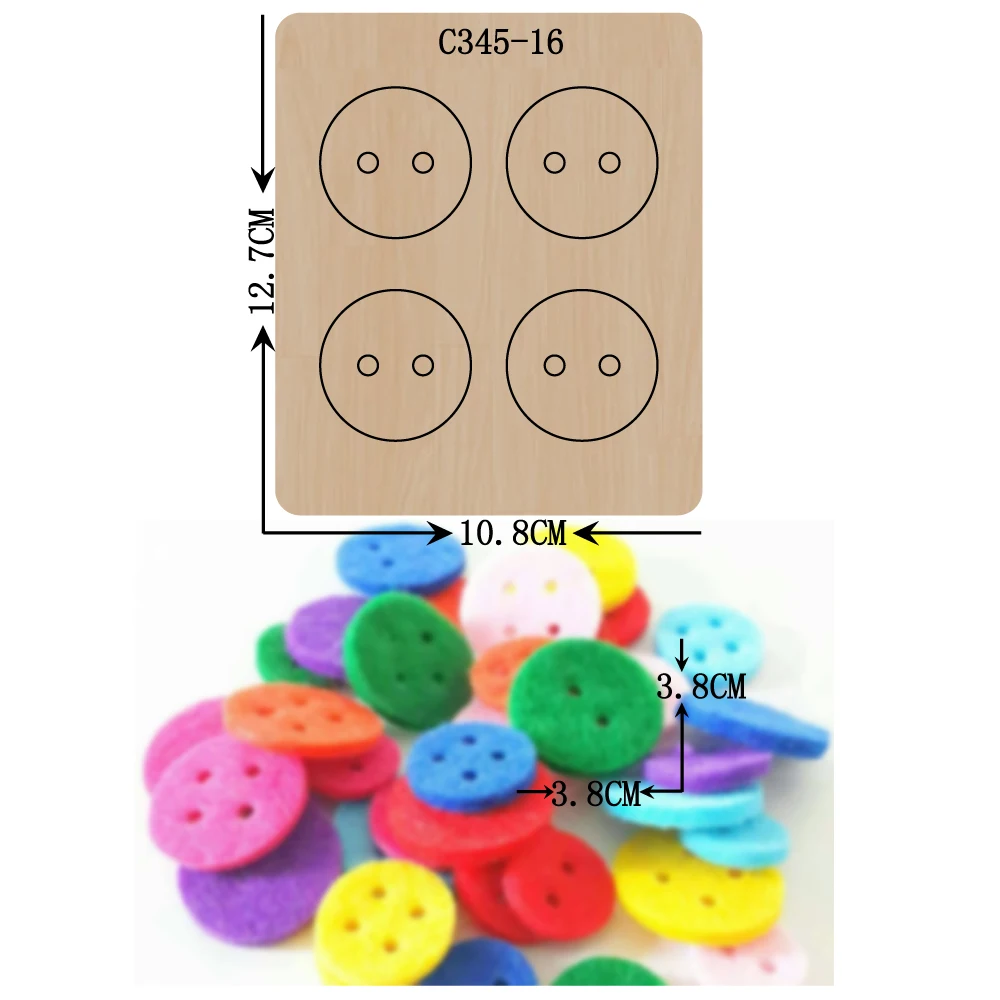 Новые деревянные высекальные штампы для скрапбукинга обычных высекальных машин