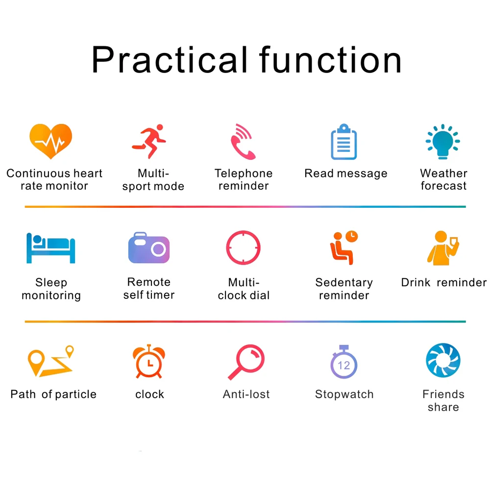 Мониторинг сна Смарт Мульти спортивный режим сердечного ритма трекер для женщин