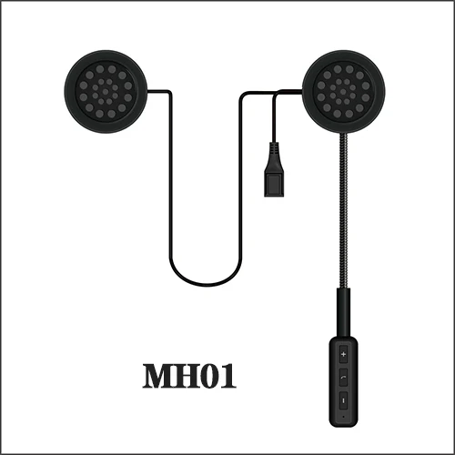 MH01-Headset VR робот Мото Bluetooth гарнитура для шлема беспроводной мотоцикл Handsfree Наушники с голосовым управлением для gps музыка мотоцикл езда - Цвет: MH01-Headset