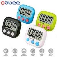 new digital kitchen timer big digits loud alarm magnetic backing stand with large lcd display for cooking baking sports games