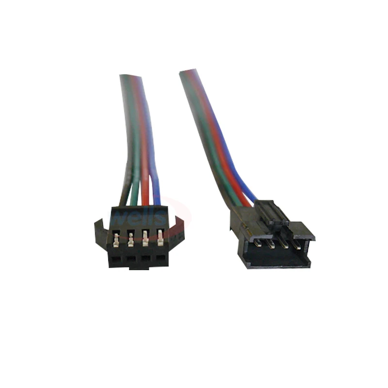 2pin 3pin 4pin 5pin JST светодиодный коннектор мужской и женский разъем для WS2811 WS2812 5050 3528