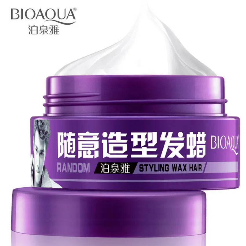 

BIOAQUA Men Random Styling Pomade Hair Mud Wax Long-lasting Moisturizing Fluffy Easy To Stereotypes Hair Gel HB88