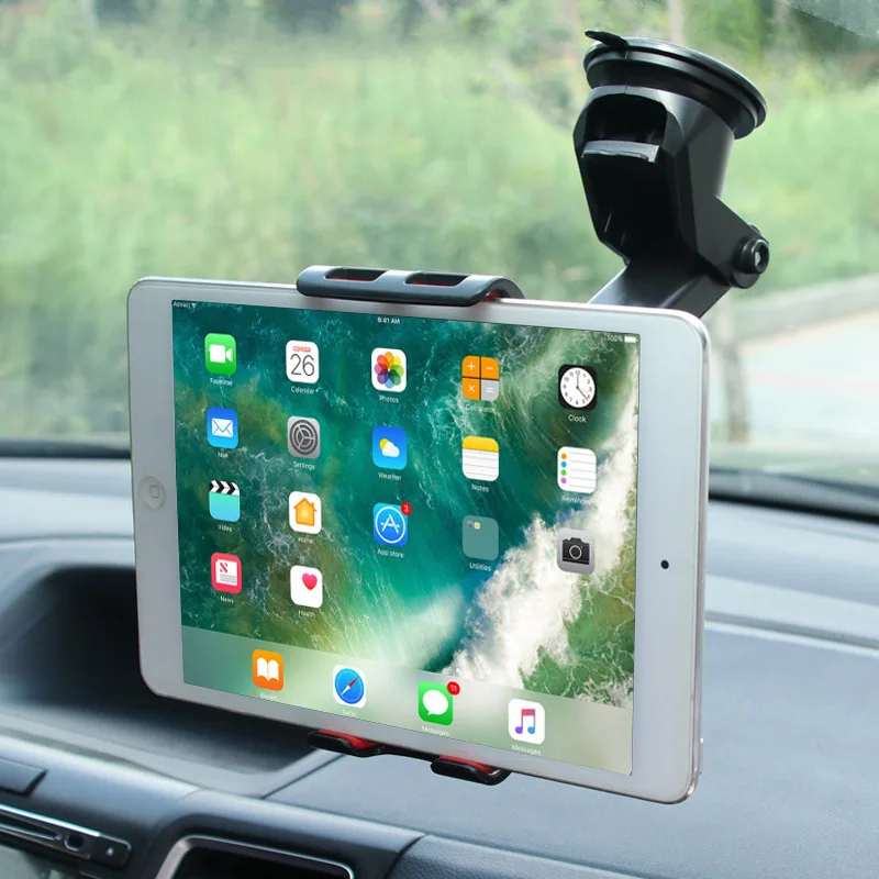 

niversal 7 8 9 10 11 Inch Tablet Pc Stand for Samsung XiaoMi Stong Suction Tablet Car Holder for Ipad Lengthened Hose Bracket