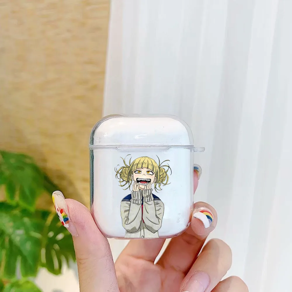 Чехол-накладка для Airpods 2 1 s прозрачный с рисунком аниме My Hero Academia deku bakugou Boku no