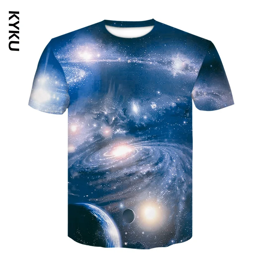 

Space Galaxy T shirt funny T-shirts 3d t-shirt 2020 hip hop printing mens clothing short sleeve man camiseta masculina