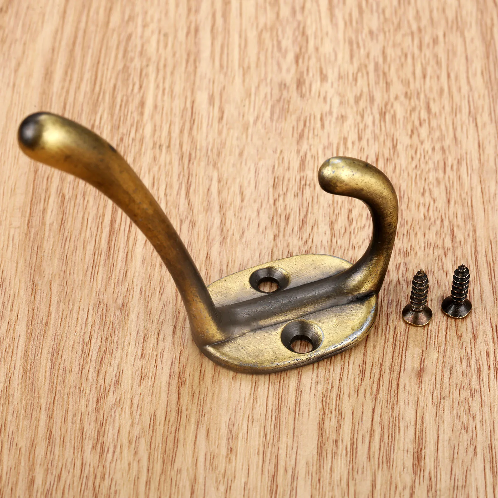 Вешалка для полотенец винтажная античная латунная из цинкового сплава |