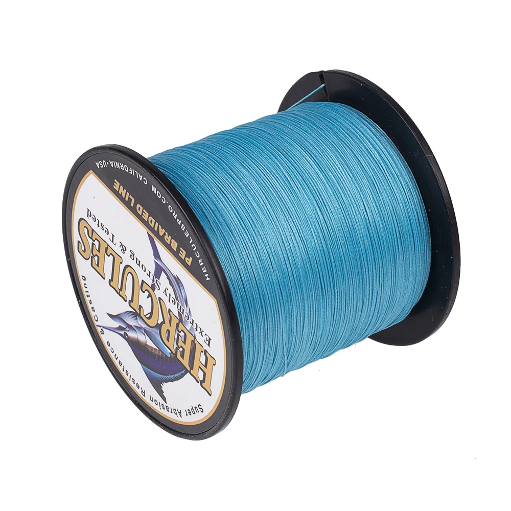 Hercules рыболовная леска плетеная 8 жильная 100 анг. Фунт. полиэтиленовая