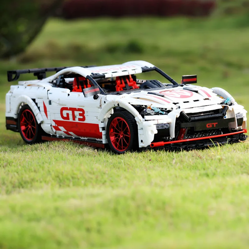 DHL 23010 3408 шт. Moc высокотехнологичный Nismo Nissan GTR GT3 скоростной гоночный спортивный