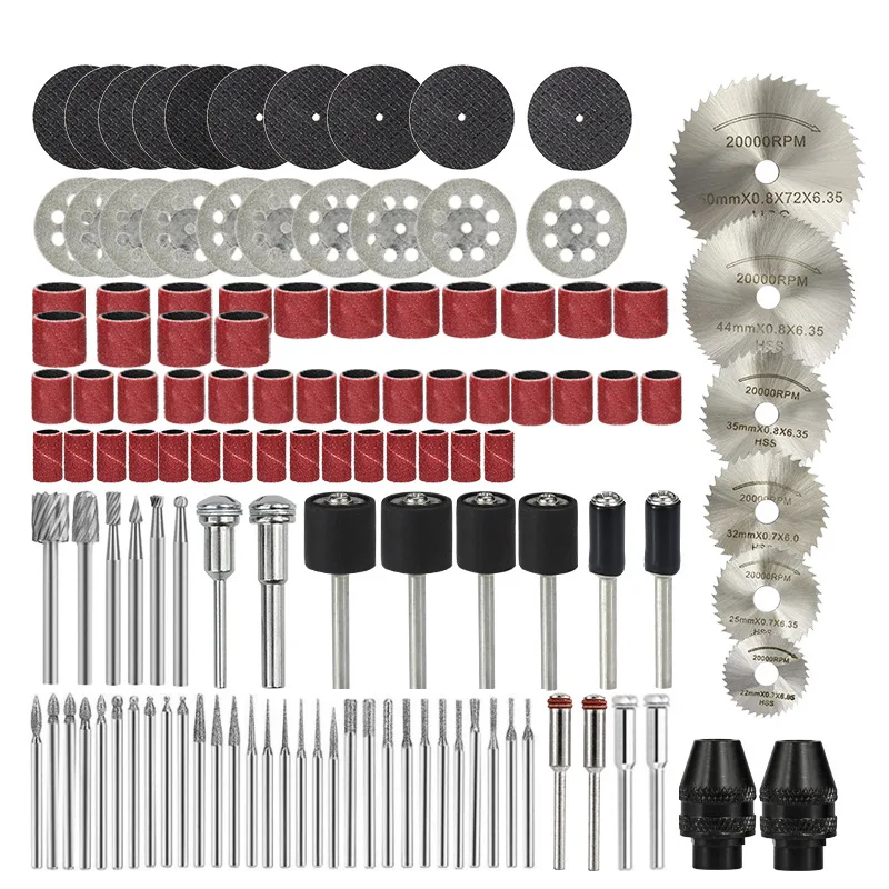 

121Pcs Steel Cutting Blade Set for Electric Grinding Rotary Tool Cutting Wheel Saw Blade for Metal Cutting