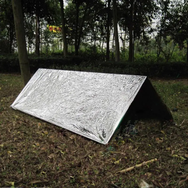 

Outdoor Folding Emergency Tent Blanket Safety Survival Camping Shelter Outdoor First Aid Accessories