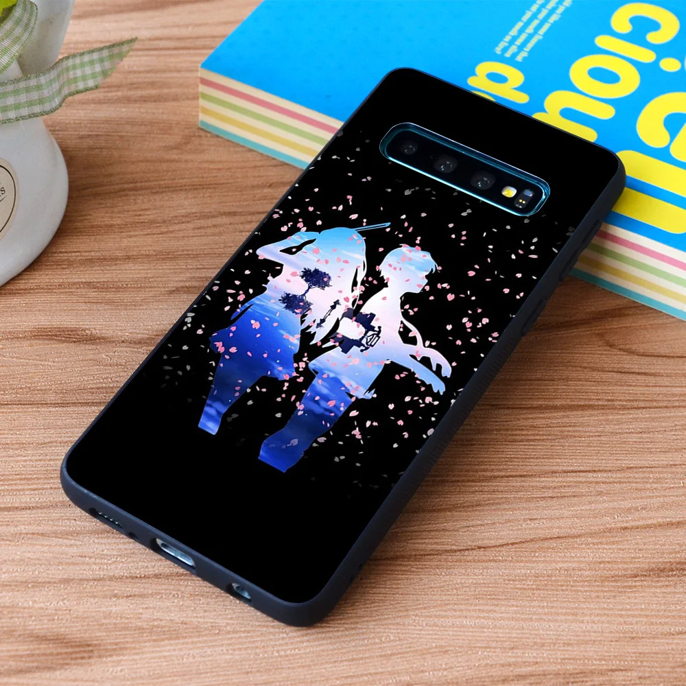 Мягкий чехол из ТПУ для Samsung Galaxy Your Lie в апреле Shigatsu wa Kimi no Use Kaori & Kousei Anime|Бамперы| |