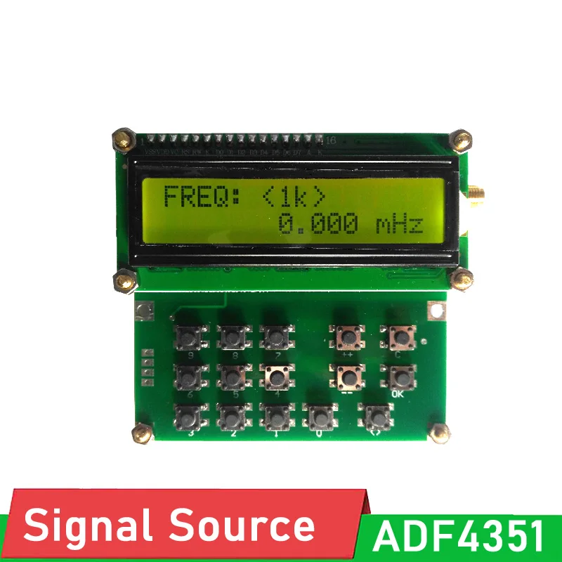 

ADF4351 VFO source, simple signal source 35mhz-4400mhz Variable-Frequency Oscillator Signal generator for HAM radio Amplifier