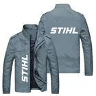 Модная классическая ветрозащитная куртка с принтом, гладкая быстросохнущая Клубная одежда, повседневная модная ветрозащитная куртка из полиэстера на молнии