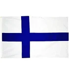 Бесплатная доставка, финский флаг zwjflagshow 90x150 см, синий крест Suomen tasavalta suomi fi fin, финский национальный флаг для декора
