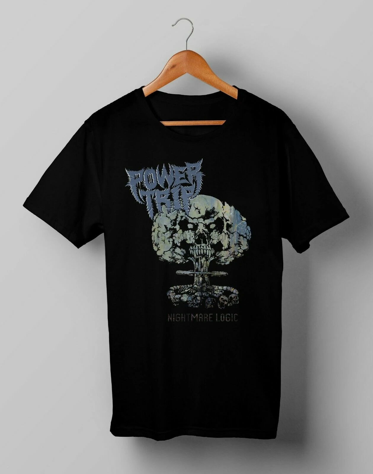 Мужская футболка с коротким рукавом Винтажная Футболка принтом кошмар семена