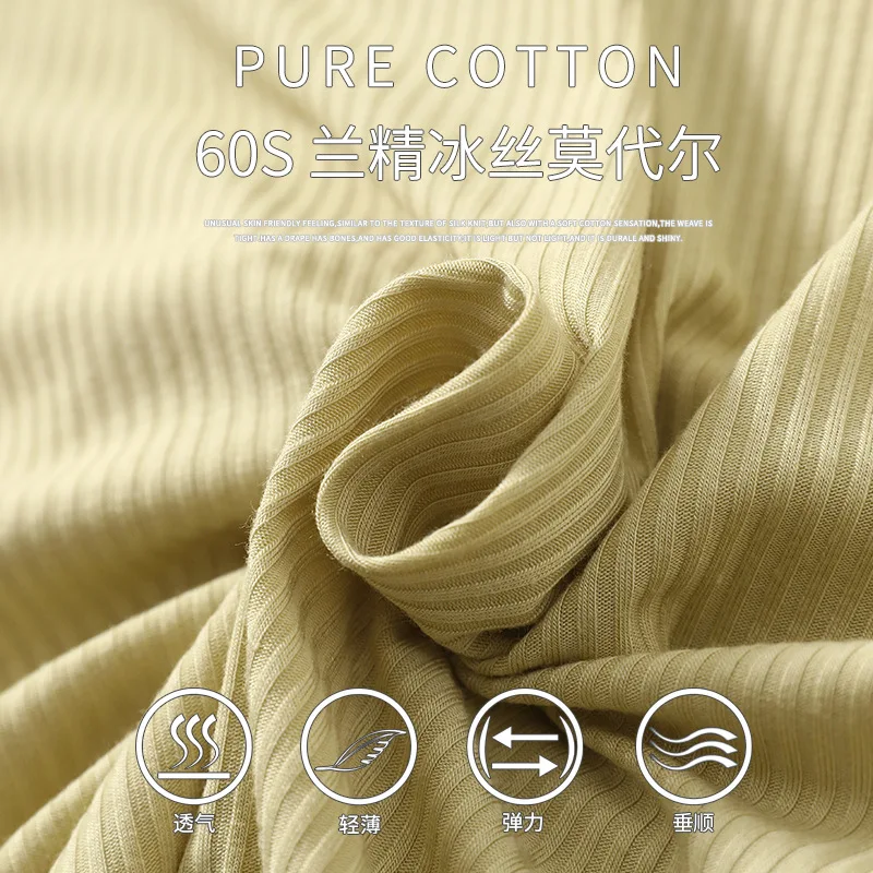 Nightdress Female 2021 Nightgowns New Summer Modal Loose Thin Pajamas Beautiful Back Sexy Long Breathable Dress